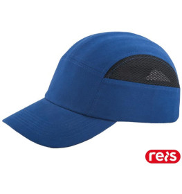 Каска промислова легка з вентиляцією BUMPCAPMESH CG 58–63 (червоно-синя)