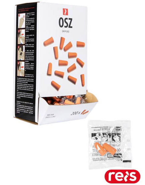 Вкладиші протишумні одноразові OSZ P (помаранчеві)