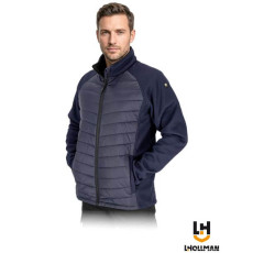 Куртка захисна утеплена гібридна стьобана MERGER чоловіча, темно-синя — L.HOLLMAN