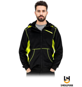 Толстовка захисна ORRO чоловіча, чорно-жовта — L.HOLLMAN