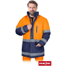 Куртка зимова робоча REIS BLUE-ORANGE-J PG