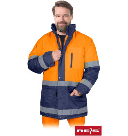 Куртка зимова робоча REIS BLUE-ORANGE-J PG