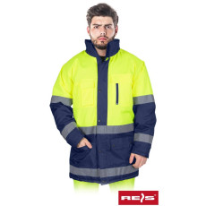 Куртка зимова робоча REIS BLUE-YELLOW-J YG